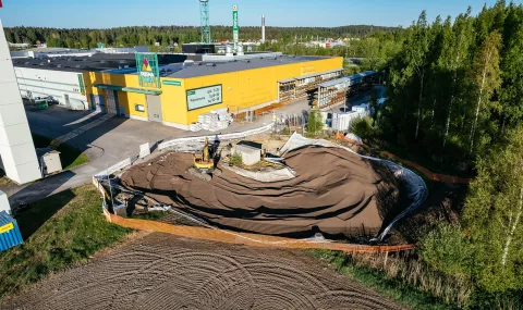 Hämeenlinnan kääntöpaikalla käytettiin myös tierakenteen vanhaa Leca-kevytsoraa