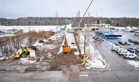 Espoon Finnoonniityn linja-autovarikko.