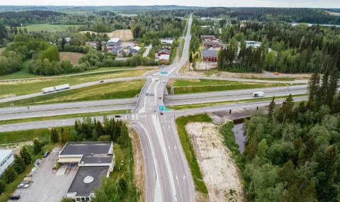 Valmis tie Lahden Vt 12 kehätiellä