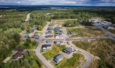 Tuusulan Häriskiven alue ilmasta kuvattuna.
