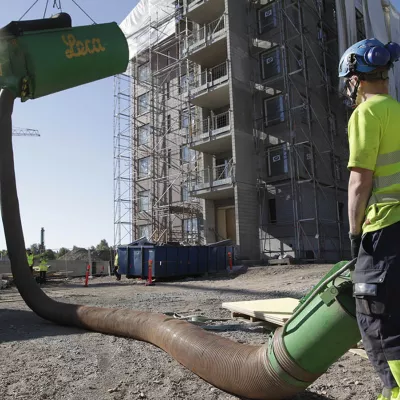 Katso ohjevideo Leca purkuputkellisen nostolaatikon käytöstä.