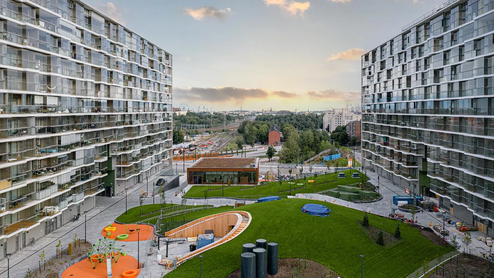 Mall of Triplan viherkansi kesällä, kuvaaja: Pyry-Pekka Kantonen
