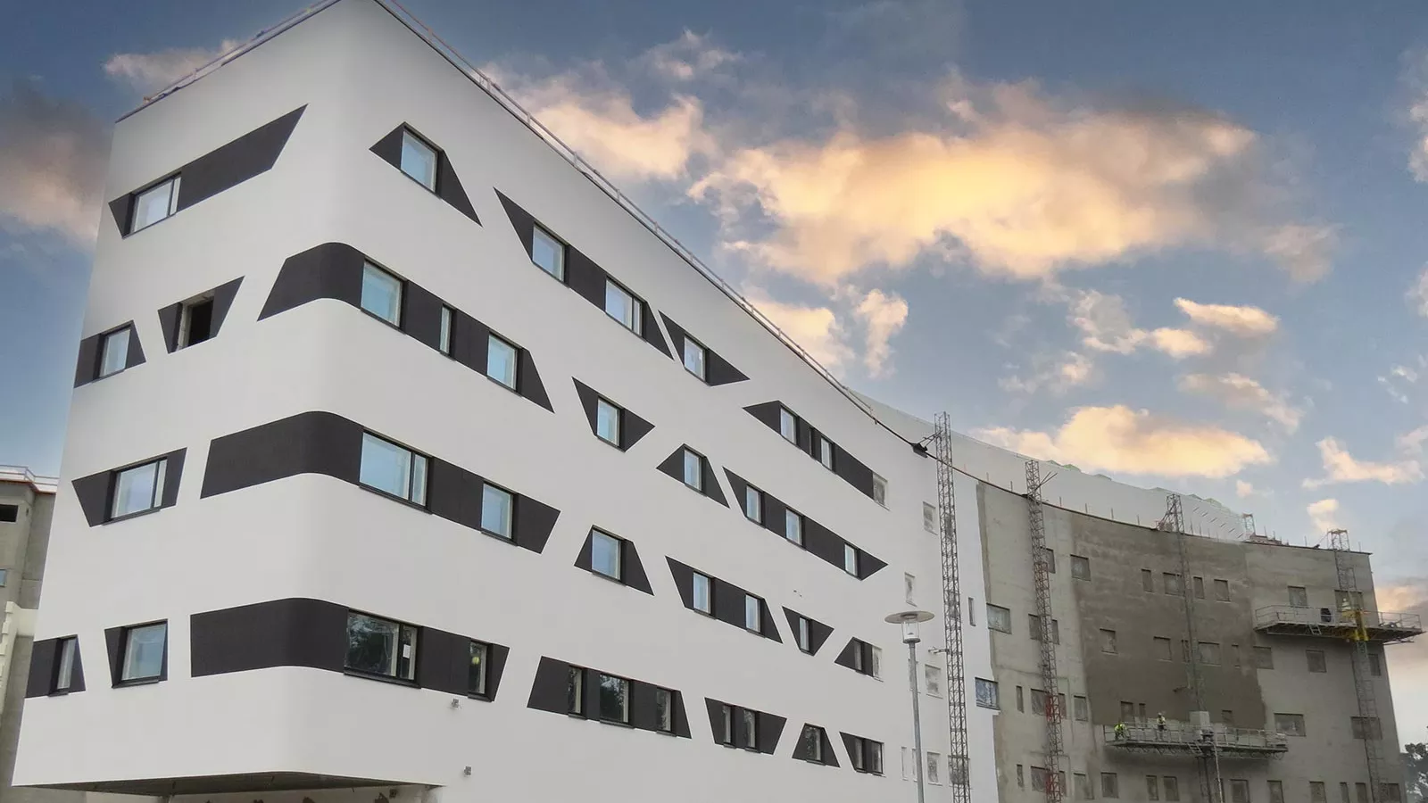 Hyvinkään sairaalassa on turvallinen Leca-sorakatto.