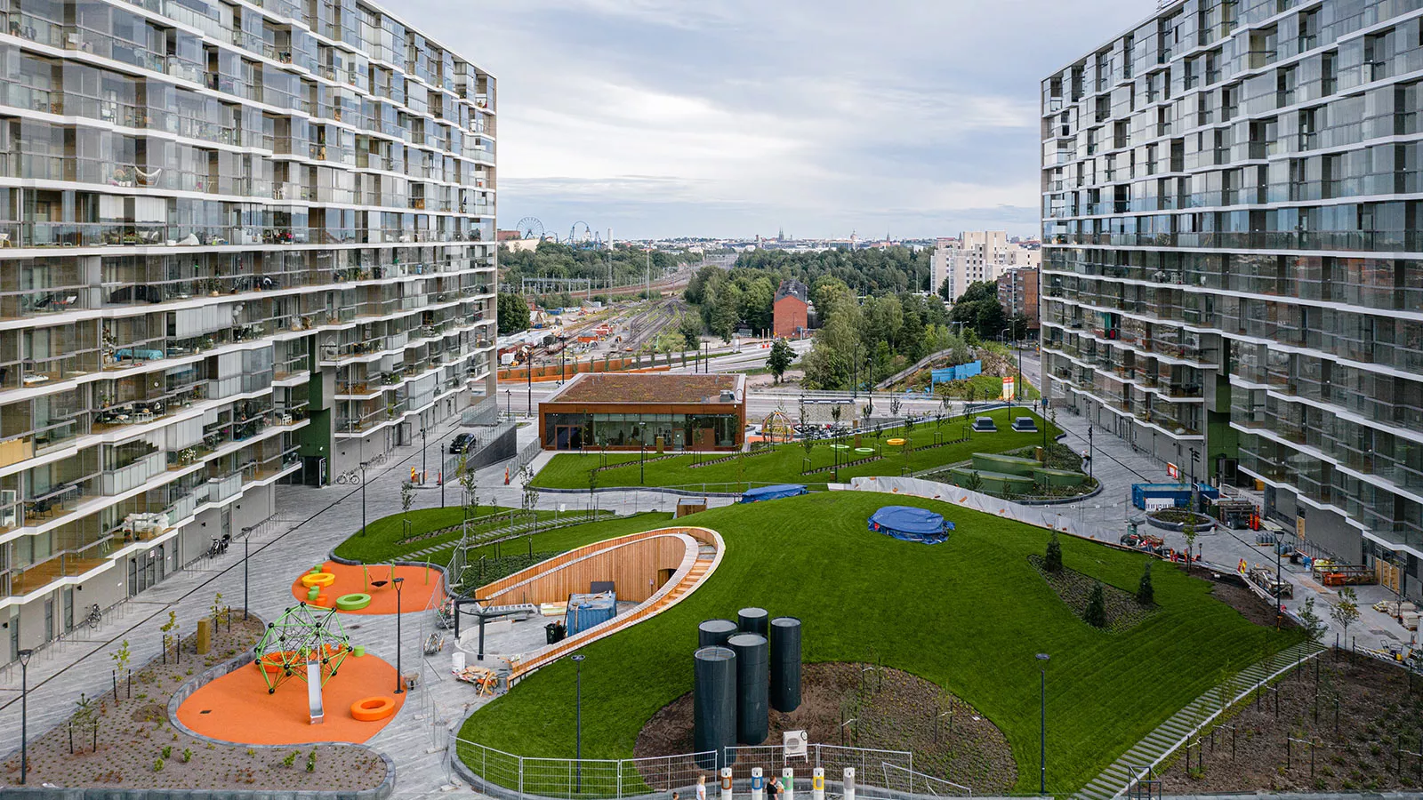 Mall of Triplan viherkansi kesällä