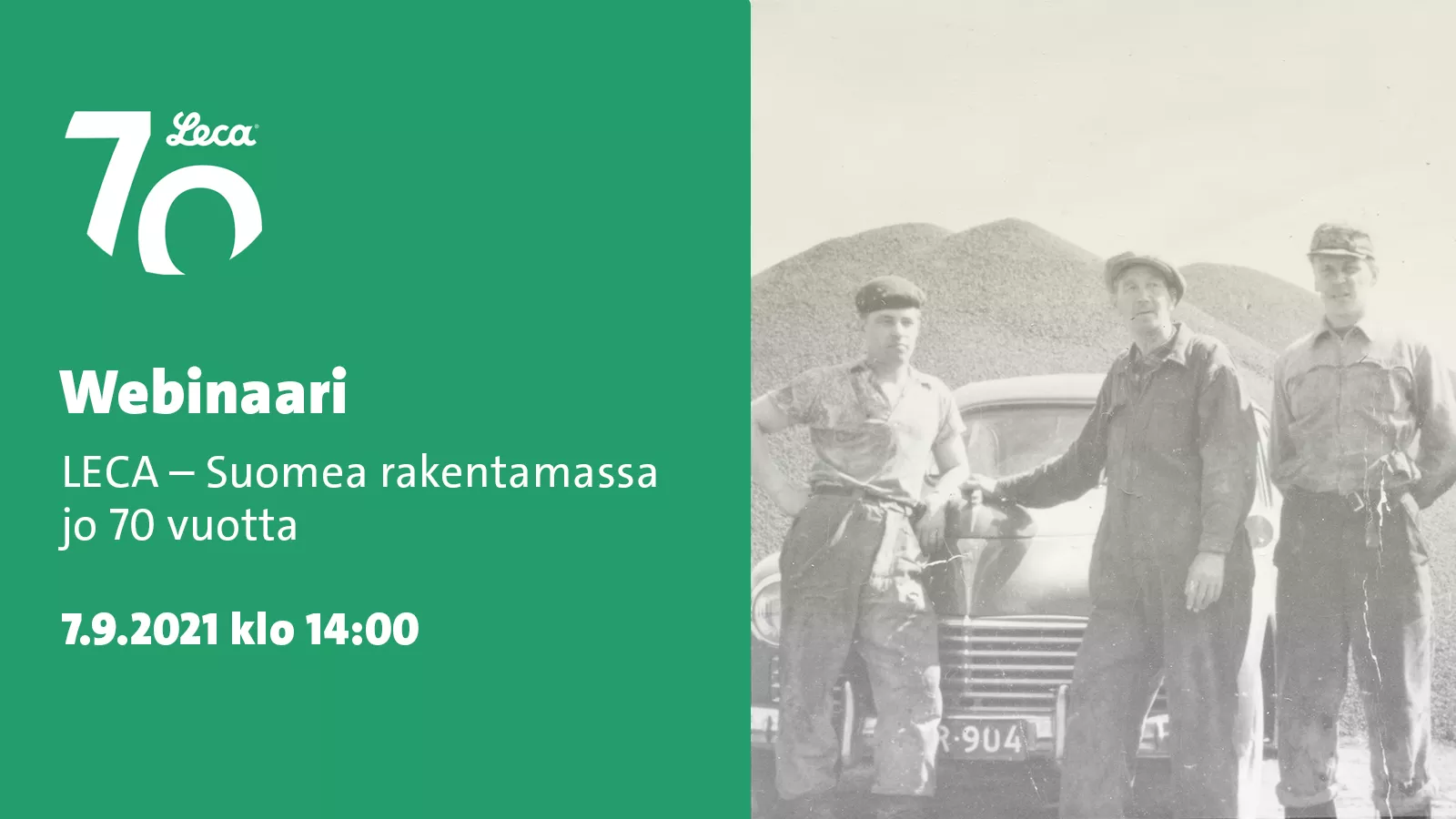 Osallistu Leca Finlandin webinaariin 7.9. aiheena kevytsoratuotteiden historia ja käyttö