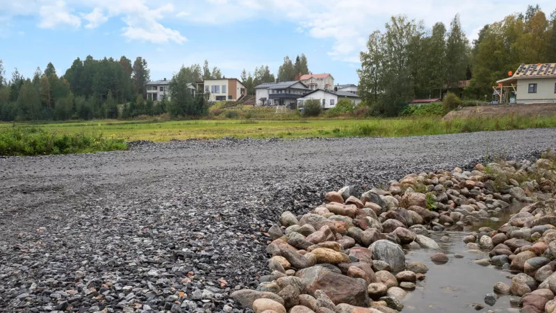Kevytsora putkilinjaratkaisun kevennyksenä Kuopiossa.