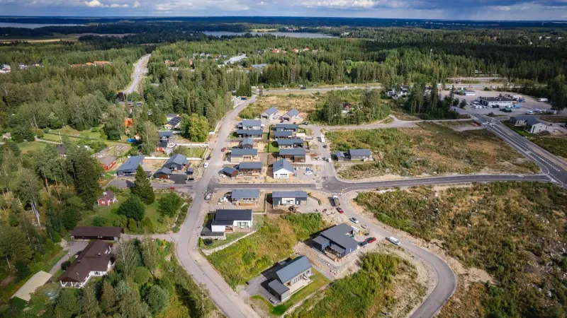 Tuusulan Häriskiven alue ilmasta kuvattuna.