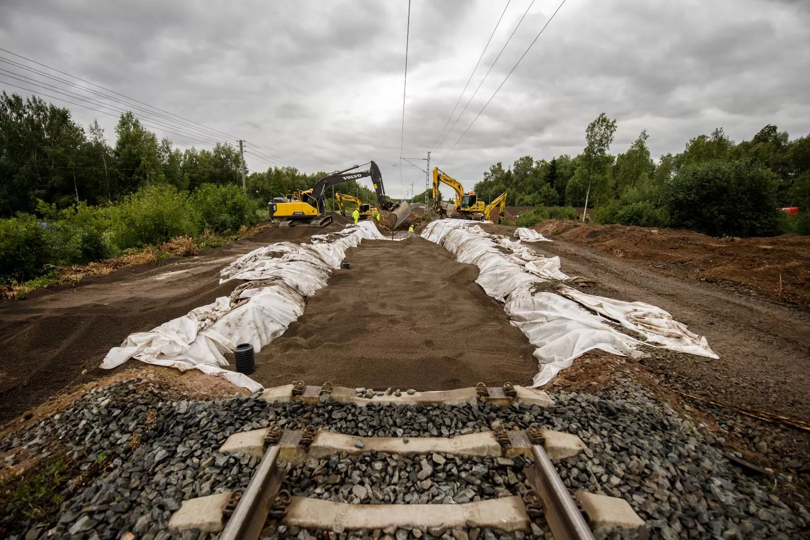 Kevennysrakenne Kokemäki-Rauma-radalla