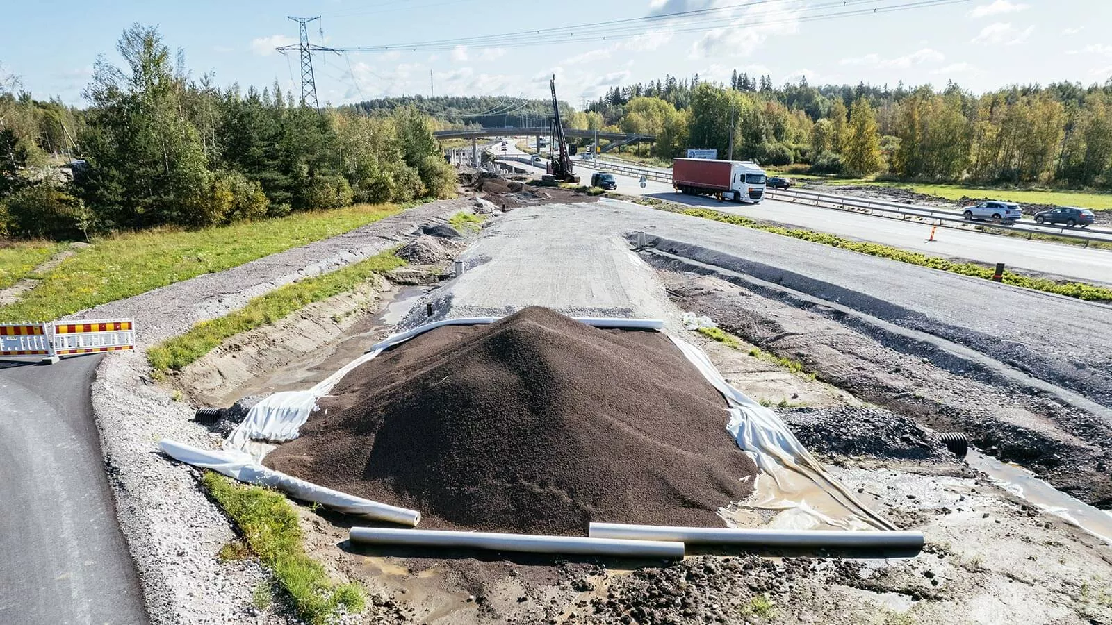 Lecan kevennysratkaisu saatiin asennettua helposti Vantaan Askiston liittymään.