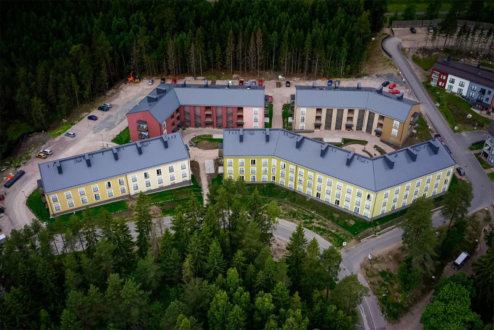 Pellaslaakson pienkerrostalot tehtiin kevytsoraharkoista